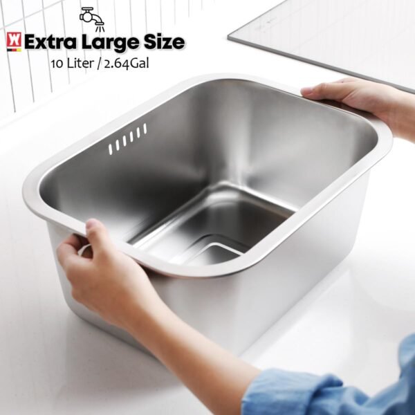 WAGENSTEIGER Portable Washing-Up Bowl Review Large Stainless Steel Kitchen Sink WAGENSTEIGER Portable Washing-Up Bowl Review Large Stainless Steel Kitchen Sink