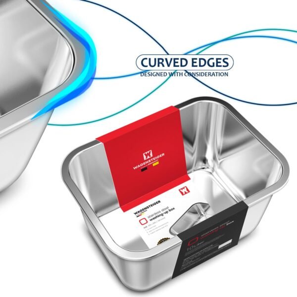 WAGENSTEIGER Portable Washing-Up Bowl Review Large Stainless Steel Kitchen Sink WAGENSTEIGER Portable Washing-Up Bowl Review Large Stainless Steel Kitchen Sink