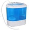 ZENY Portable Clothes Washing Machine Mini Twin Tub Small Laundry Washer Aparment Spin Dryer 9.9lbs Capacity Lightweight for Dormitory, RV blue ZENY Portable Clothes Washing Machine Mini Twin Tub Small Laundry Washer Aparment Spin Dryer 9.9lbs Capacity Lightweight for Dormitory, RV blue