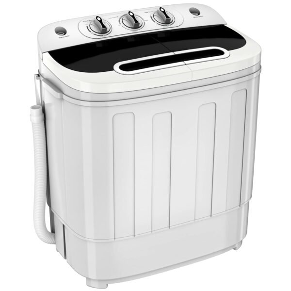 ZENY Portable Clothes Washing Machine Mini Twin Tub Washing Machine 13lbs Capacity with Spin Dryer,Compact Washer and Dryer Combo Lightweight Small Laundry Washer for... ZENY Portable Clothes Washing Machine Mini Twin Tub Washing Machine 13lbs Capacity with Spin Dryer,Compact Washer and Dryer Combo Lightweight Small Laundry Washer for...