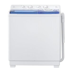 Zynkez Portable Washing Machine, 40Lbs Compact Washing machine, Twin Tub Laundry Washer Machine with Built-in Drain Pump, Semi-Automatic 24Lbs Washer and 16Lbs Spinner Combo for... Zynkez Portable Washing Machine, 40Lbs Compact Washing machine, Twin Tub Laundry Washer Machine with Built-in Drain Pump, Semi-Automatic 24Lbs Washer and 16Lbs Spinner Combo for...